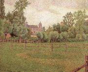 Lucien Pissarro The Deaf Woman-s House oil on canvas